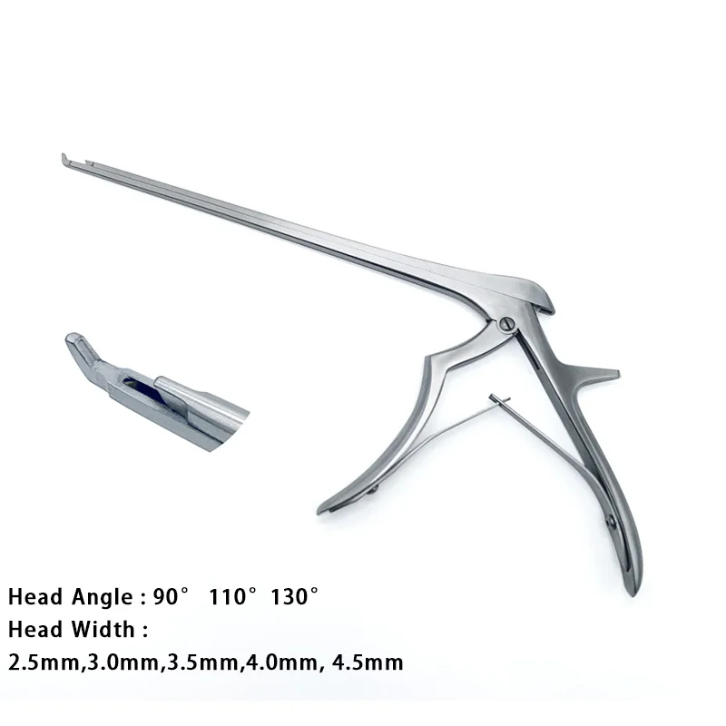 1pcs Stainless Steel Orthopedics Kerrison Rongeur 90/110/130 Degree Surgery Tool Veterinary Orthopedics Instrument 220mm