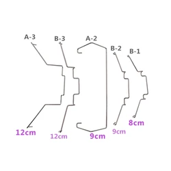 Fan klip 8/ 9/ 12 cm Fan montaj CPU soğutucular çelik ataş kolay pürüzsüz inşa etmek için 2 adet