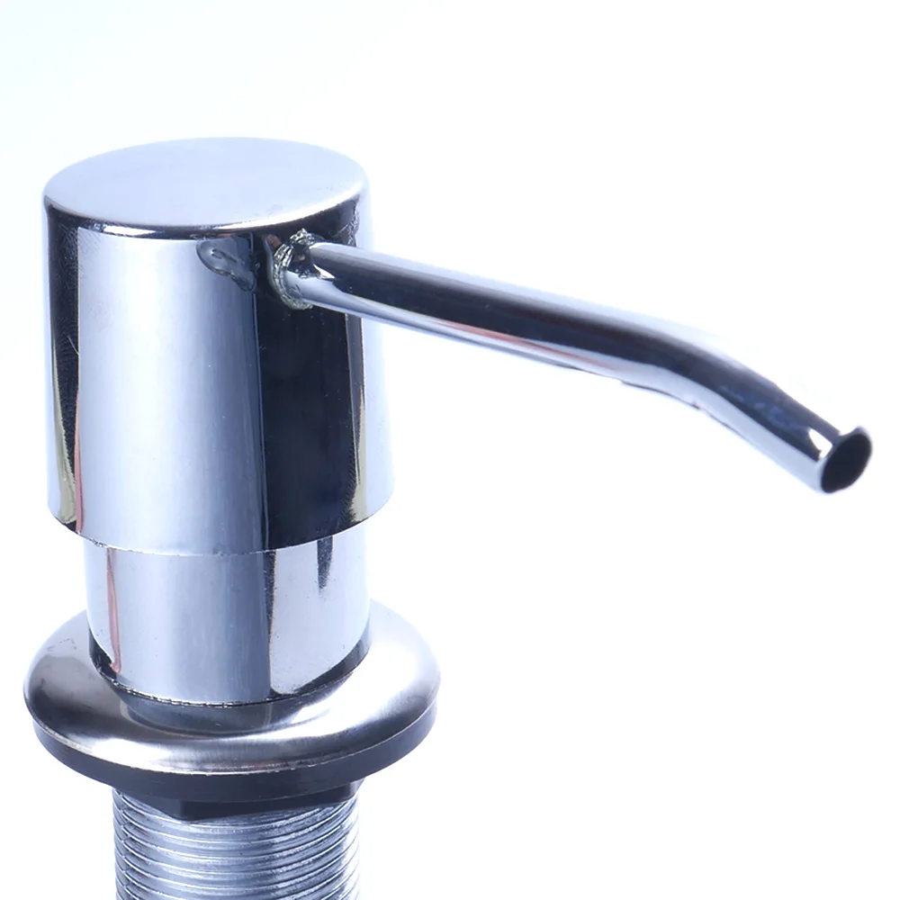 Dispensador de jabón para fregadero de cocina, botella de plástico ABS con bomba de loción integrada para baño y cocina, organizador de jabón