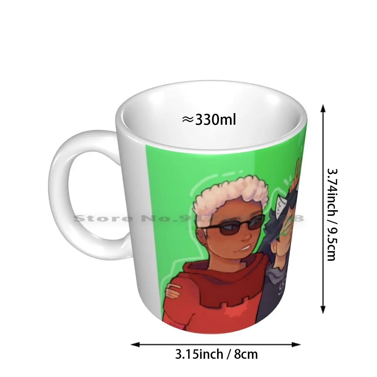 Beta Kids Ceramic Mugs Coffee Cups Milk Tea Mug Homestuck Beta Kids Dave Strider Jade John Egbert Rose Lalonde Creative