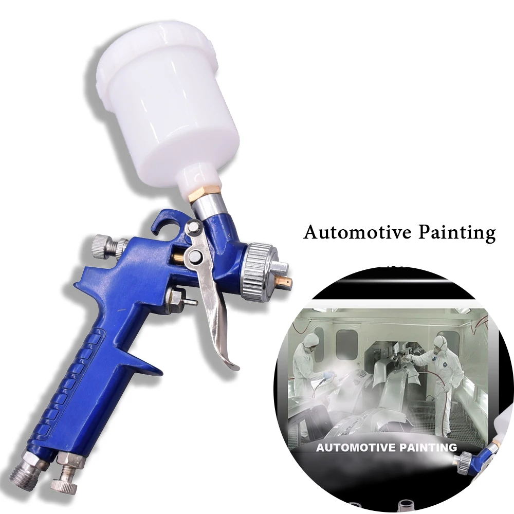 Car Painting Spray Gun Paint 0.8 / 1MM EU/ JP Universal Port Airbrush Mini Paint Sprayer Air Brush