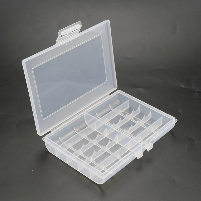 Hard Plastic Case Holder Storage Box Cover For 4x 5x 6x 8x 10x AA AAA Battery Box Container Bag Case Organizer Box Case