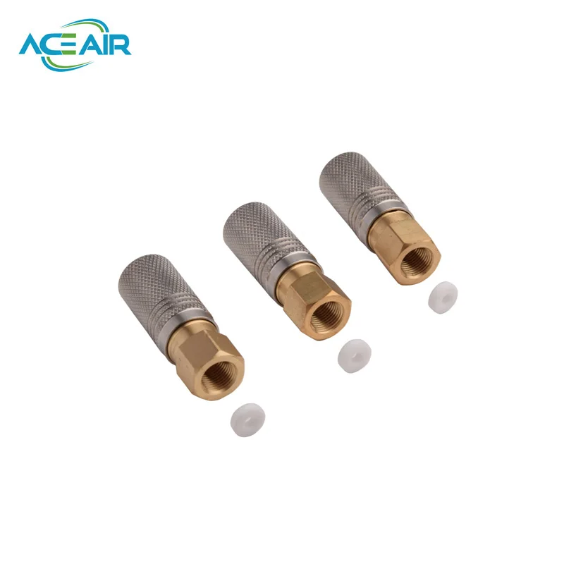 Acoplador Rápido Estendido PCP, Recarga de Cilindro De Gás, Adaptador De Conector De Enchimento De Gás, Conexões De Liberação Pneumática, M10, 1/8NPT, 1/8BSPP