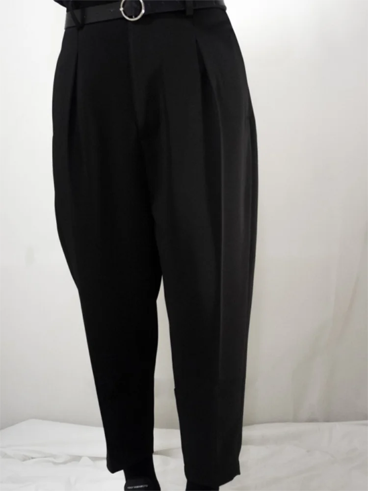 Men's Casual Pants Small Pants Turnip Pants Spring And Autumn New Black Youth Fashion European-American Style Pencil Pants