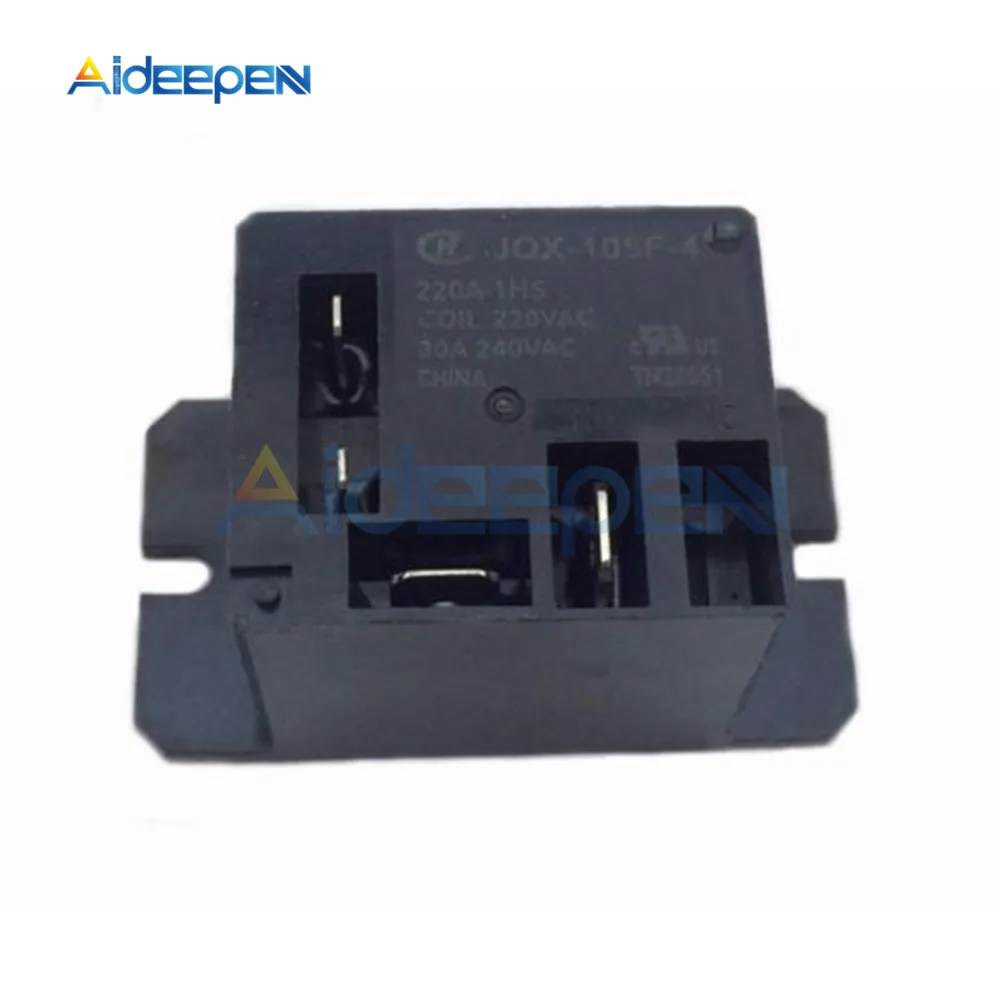 AC 220V 30A JQX-105F Relays for Air Conditioning Control Power Timer Delay Relay HF105F with 4 Pin