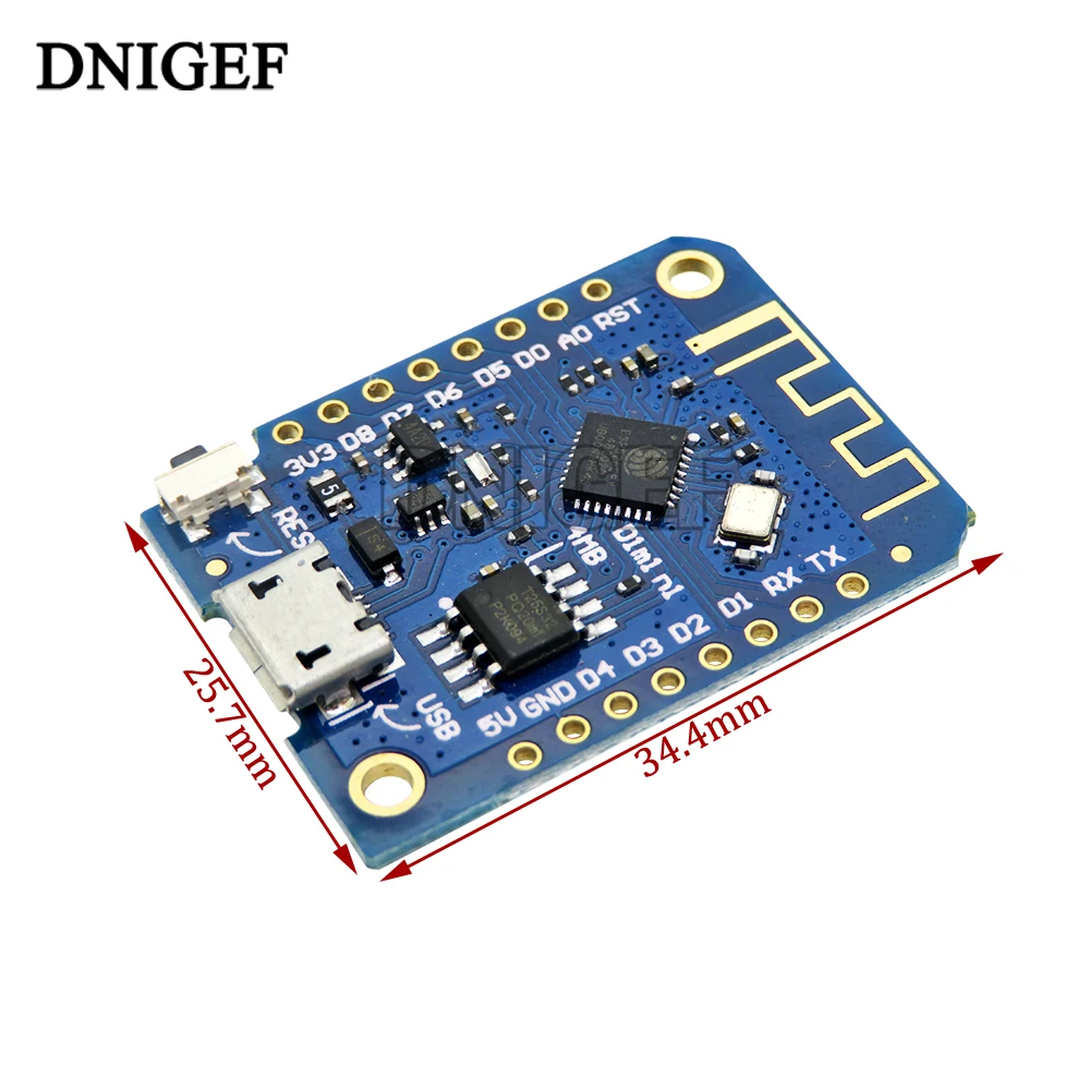 Carte de développement D1 Mini V3.0 WIFI, basée sur ESP8266 CH340 CH340G, 4 mo pour Arduino Nodemcu V2 Micro Python