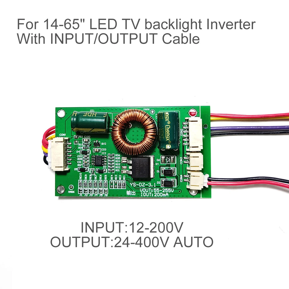 

For 14-65 30-100 inch LED TV universal backlight drive boost board backlight constant current driver board inverter 24-400V Auto