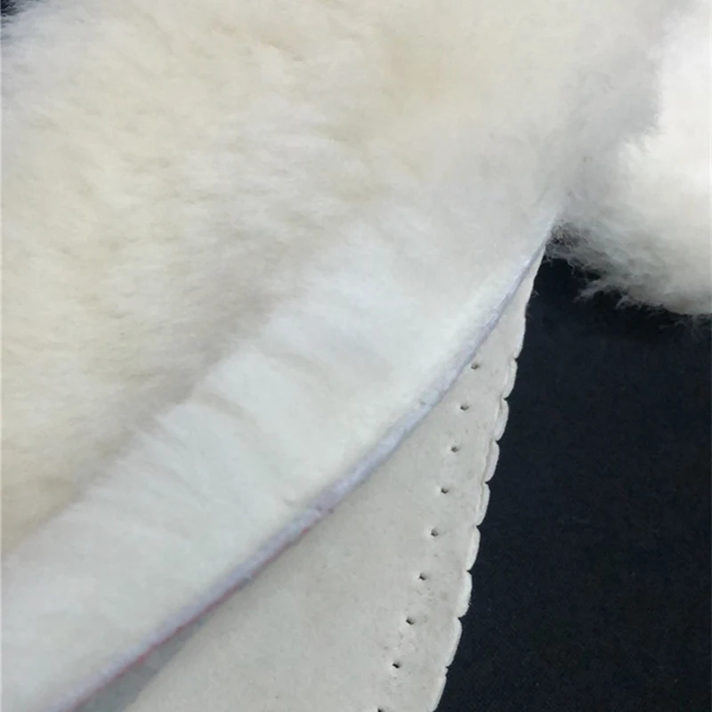 Wool insoles  for shoes Sheepskin Natural Shearling Real Fur Wool Men and women  To keep warm in winter