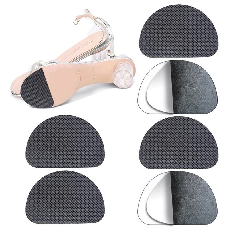 Rubber Anti Slip Pad Ground Grip Under Soles Stick Non-slip Rubber Sole Protectors Self-Adhesive Shoes Pads Mats Unisex Cushion