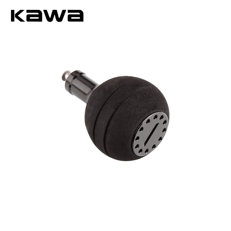 Kawa Fishing Handle EVA Knob For Spinning Wheel 4000-10000 Type Knob Dia 39mm With 2pcs Bearings Size 5*9*3mm Weight 22.6g