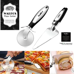 WALFOS Stainless Steel Pizza Cutter Cake Bread Pies Pizza Knife Pastry Dough Household Kitchen Wheels Cooking Tools