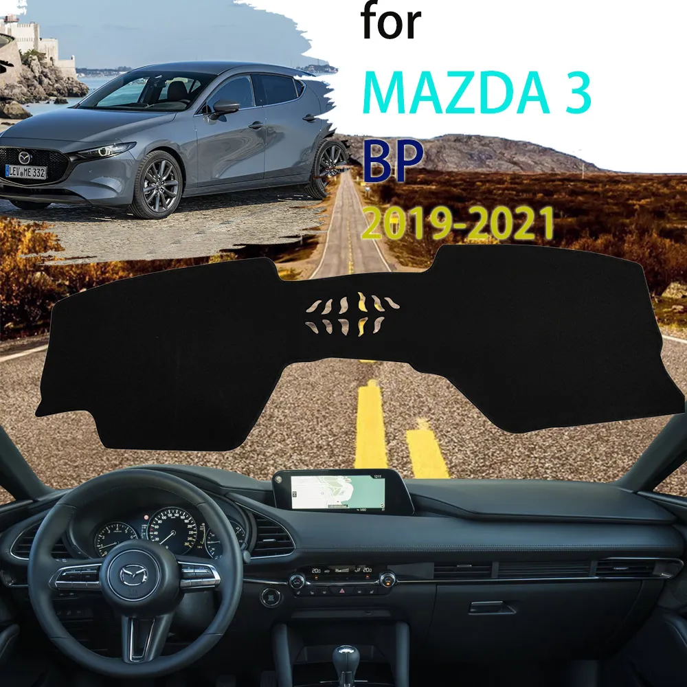 

Dashboard Center Control Cover Mat Sunshade Pad Anti-UV Anti-slip Sun Visor Parasol for Mazda3 Mazda 3 Sedan BP 2019 2020 2021