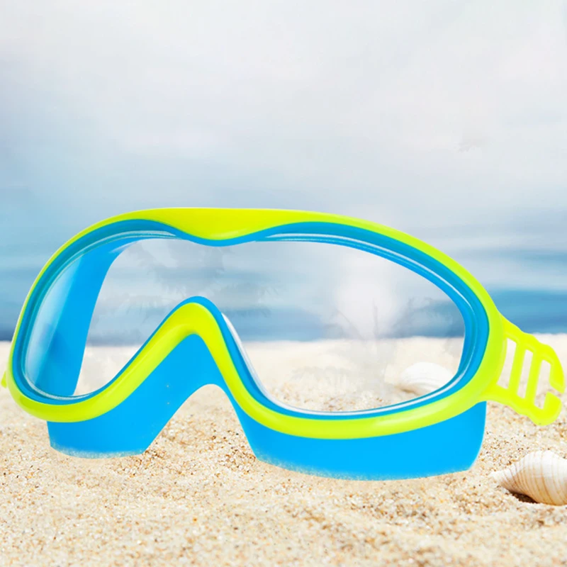 

Kids Swimming Goggle with Large Version Design UV Protection Non-Leak Anti-Fog Comfortable to Wear Durable for Summer SAL99