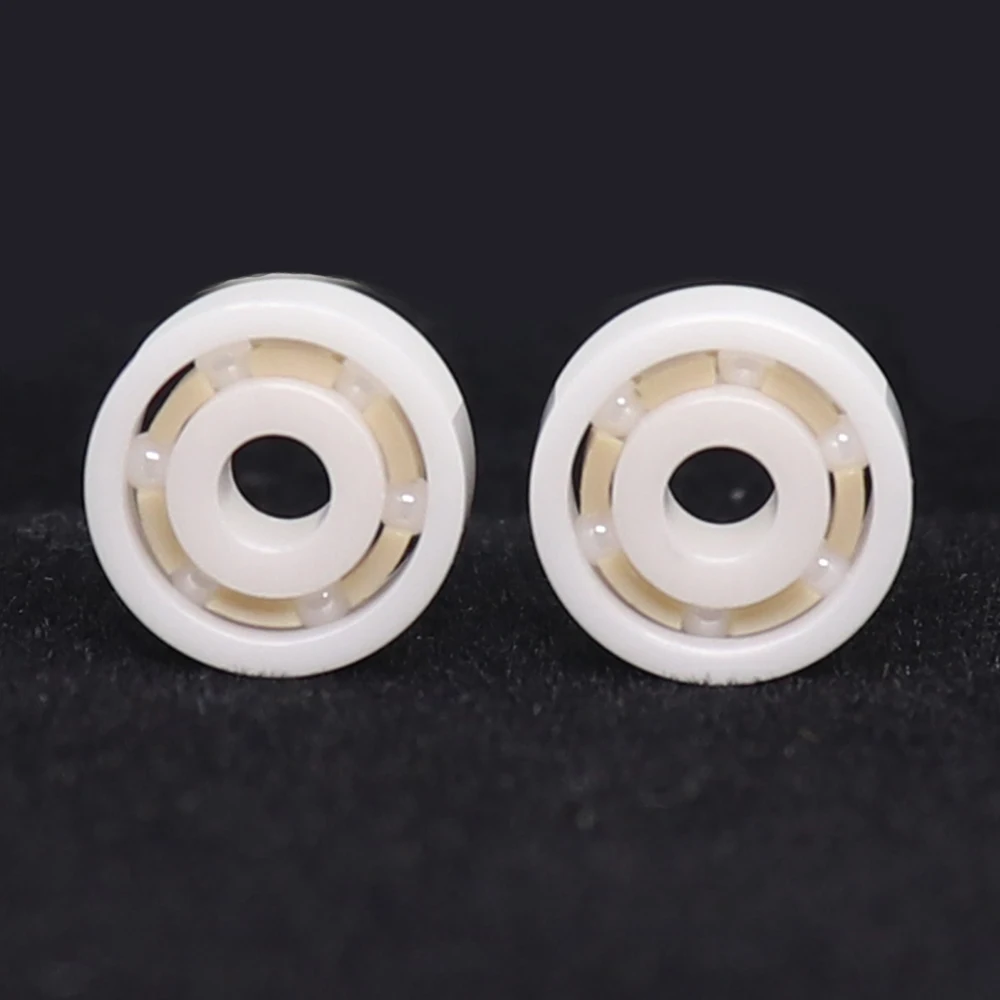 2PCS Full ZrO2 Ceramic Ball Bearing MR126 6x12x4 MM ABEC-9 ZRO2 Zirconia Ceramic Ocean Fishing Reels Miniature Ball Bearings