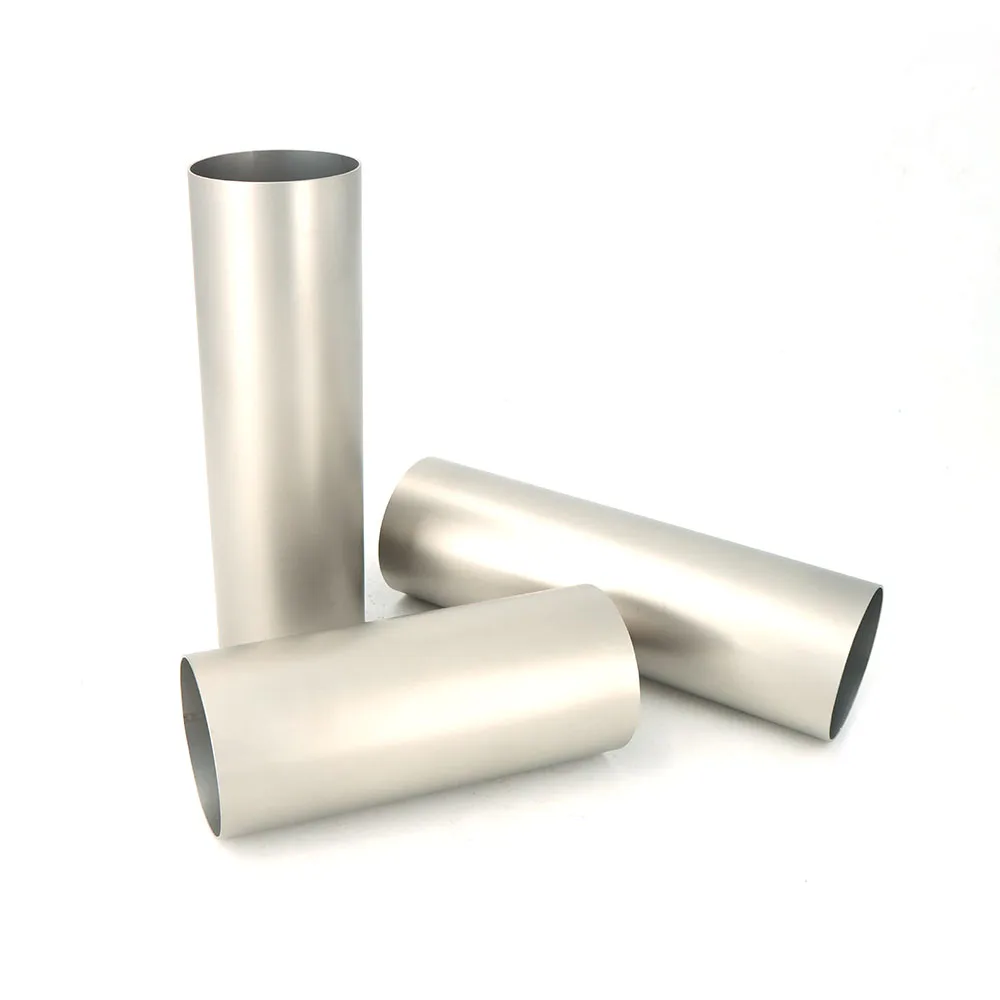 car Exhaust pipe 51mm 63mm 76mm titanium alloy exhaust pipe silencer tail pipe titanium alloy welding material