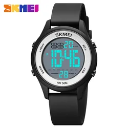 SKMEI Fashion Digital Kids Watches Waterproof LED Count Down Stopwatch Children's Wrist Watch Electronic Clock For Boys Girls