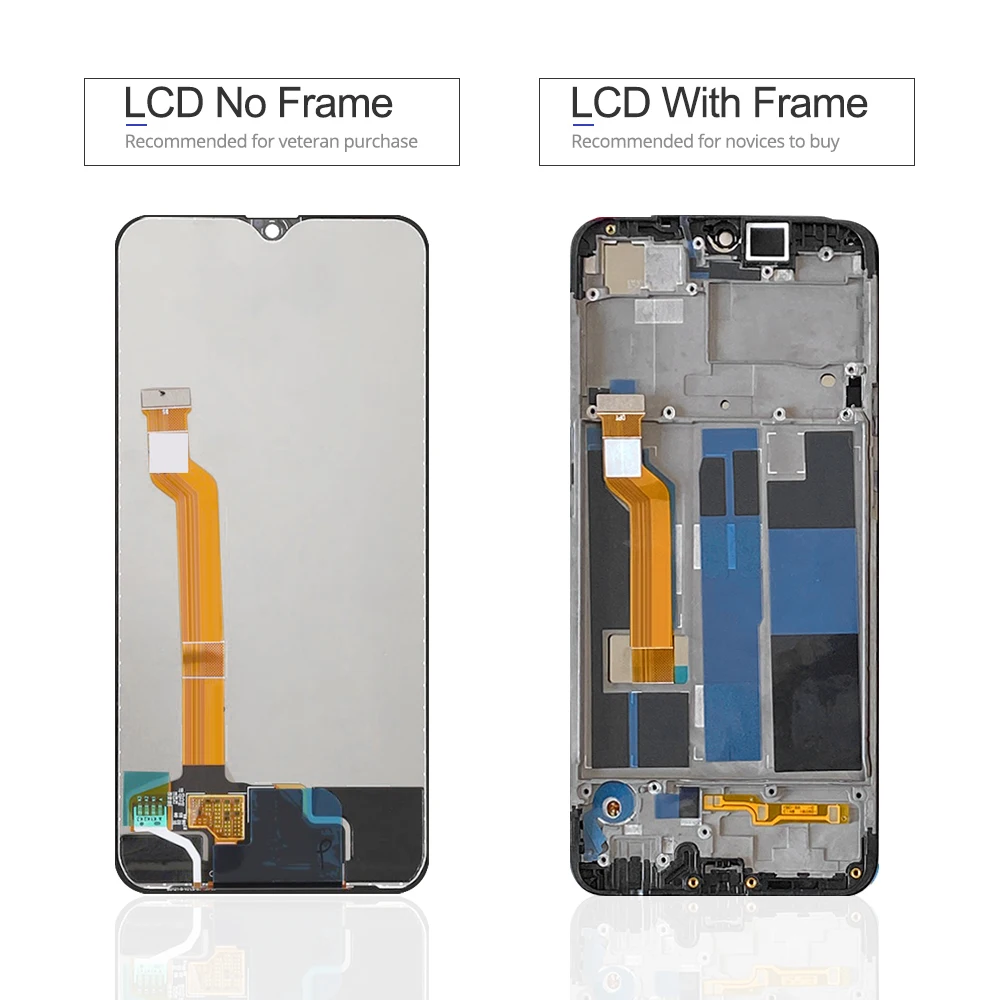 6.3\'\' Display For OPPO F9 LCD Screen Touch Digitizer With Frame Assembly For OPPO F9 Pro CPH1823 CPH1881 CPH1825 LCD Screen