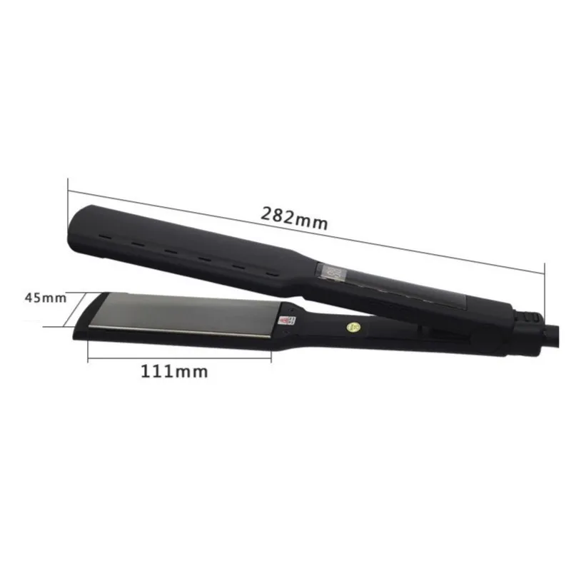 ProfessionalผมStraightener LED Nano Titanium Flat Ironเปียก/แห้งผมจัดแต่งทรงผมเครื่องมือ