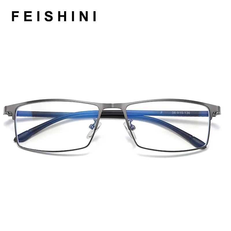 

Feishini 2022 Anti Blue Light Eye Glasses Men Blocking Filter Reduces Computer Business Eyewear Improve Comfort Rays Radiation