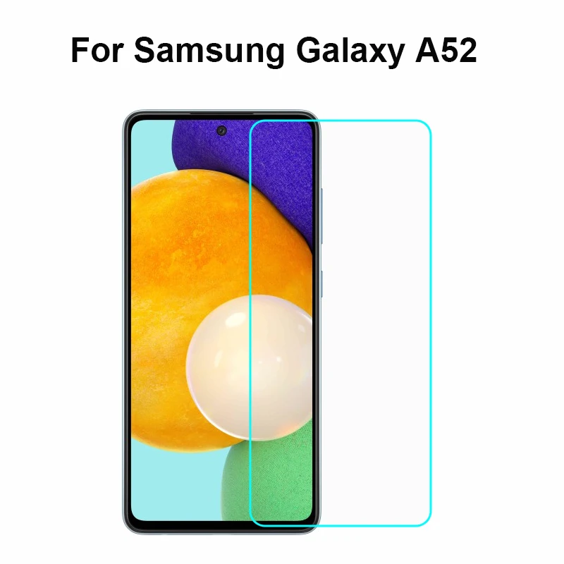 9H Tempered Glass For Samsung Galaxy A52 Phone Film  For Samsung A52 Glass Screen Protector SM-A526B SM-A5260 Pelicula De Vidrio