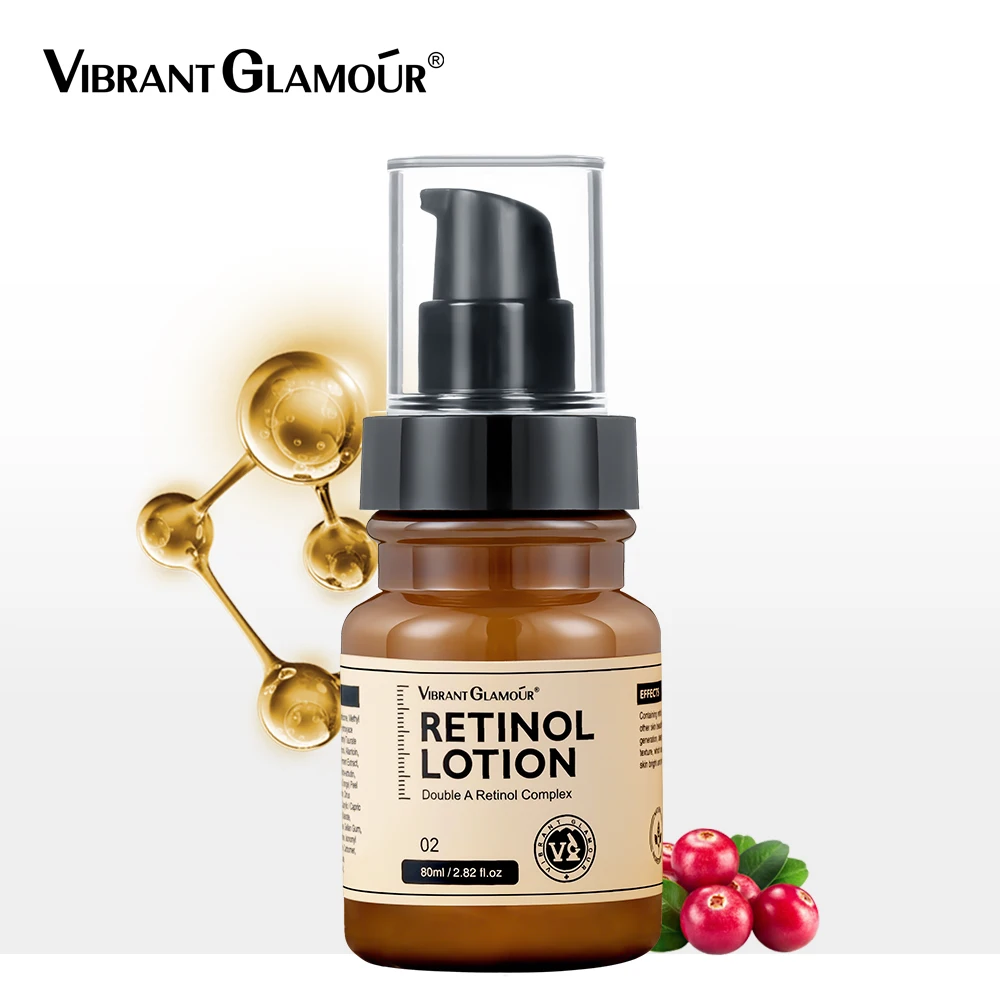 VIBRANTGLAMOUR Retinol Face Lotion Cream Anti-Aging Remove Wrinkle Firming Lifting Whitening Brightening Moisturizing Skin Care