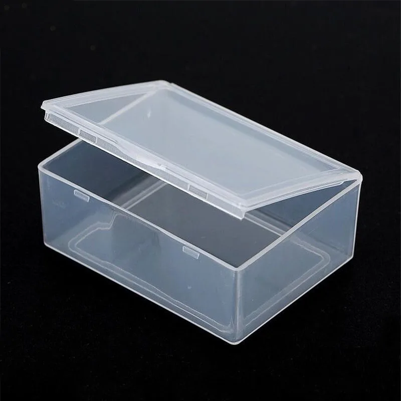 Jewelry Display Practical Toolbox Plastic Container Box for Tools Case Screw Sewing Boxe Transparent Component Screw Storage Box