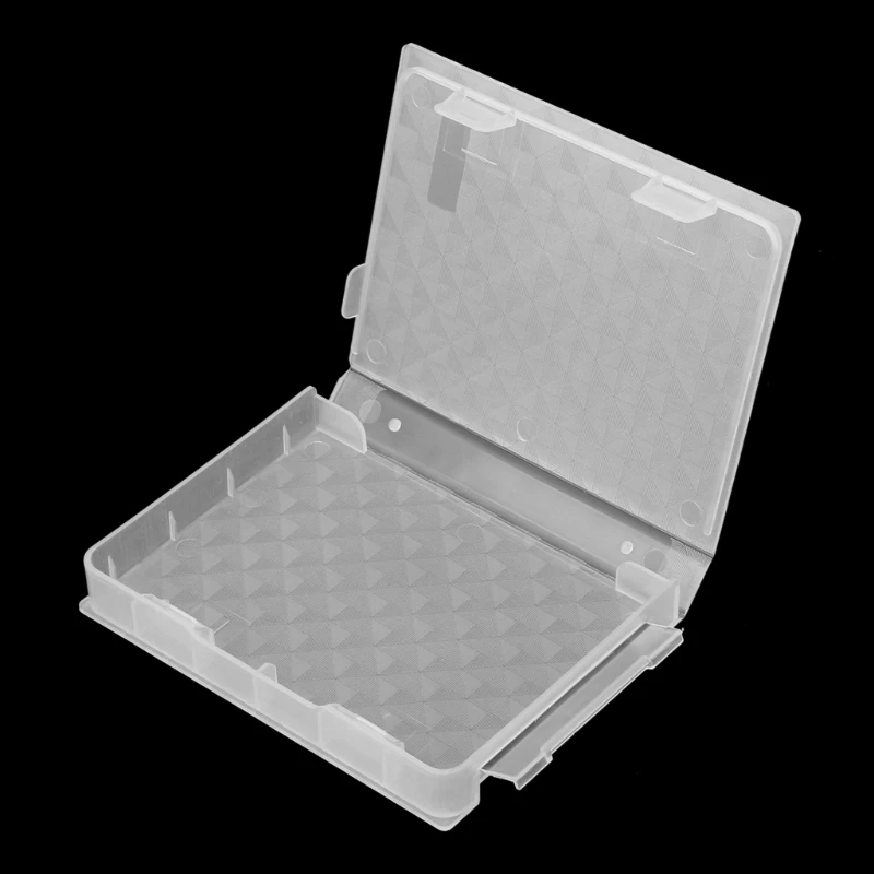 2.5 inch Hard Disk Drive SSD HDD Protection Storage Box Case Clear PP Plastic