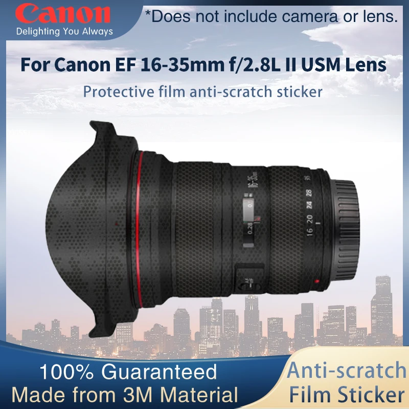 

Lens protective film For Canon EF 16-35mm f/2.8L II USM Lens Skin Decal Sticker Wrap Film Anti-scratch Protector Case