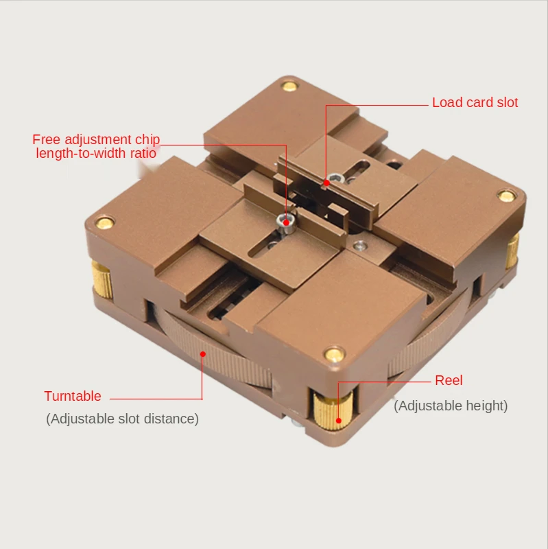 BGA ball planting table 80mm 90mm mold universal automatic locking, multi-sided adjustment, CPU chip leakage tool