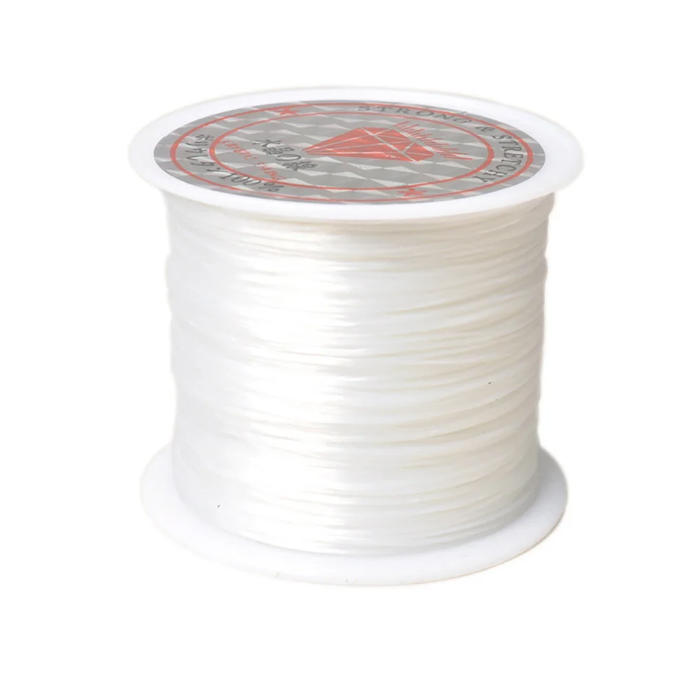 10/40m Black White Stretch Elastic Cord Elastic Thread For Beading Cord String Thread Diy Bracelets Necklace Jewelry Making