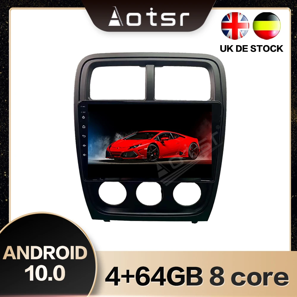 

AOTSR For Dodge Caliber 4+64GB Android 10.0 HD screen Car GPS Navigation GPS Navi Radio Auto stereo