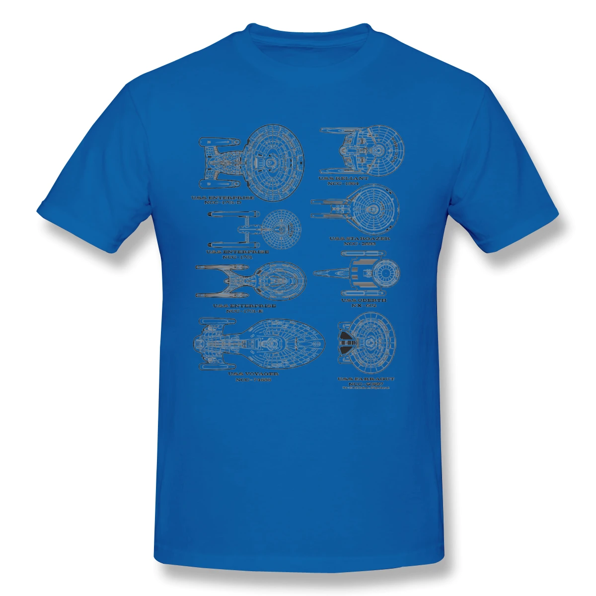 Man Trek And The Stars Ships Of The Past Schematics Kirk,Enterprise,Tv,Fifth Sun travel Novelty Graphic T-shirts