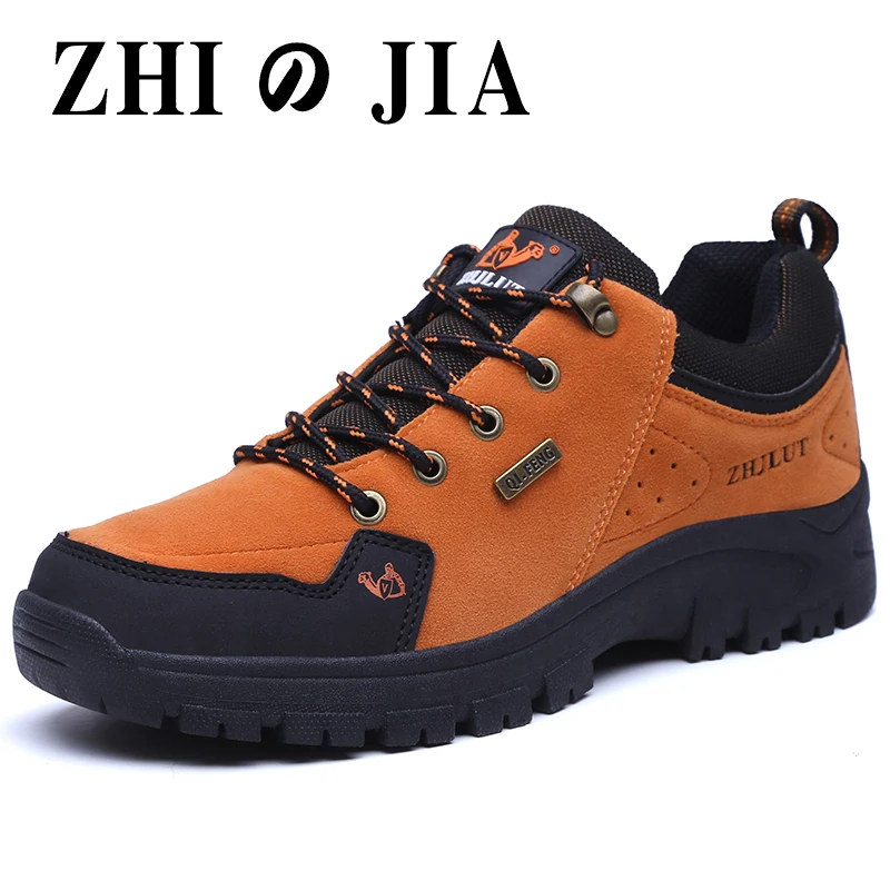 Winter couple  plus velvet  warm hiking shoes outdoor sports  windproof cross-country shoes thick-soled wear-resistant non-slip