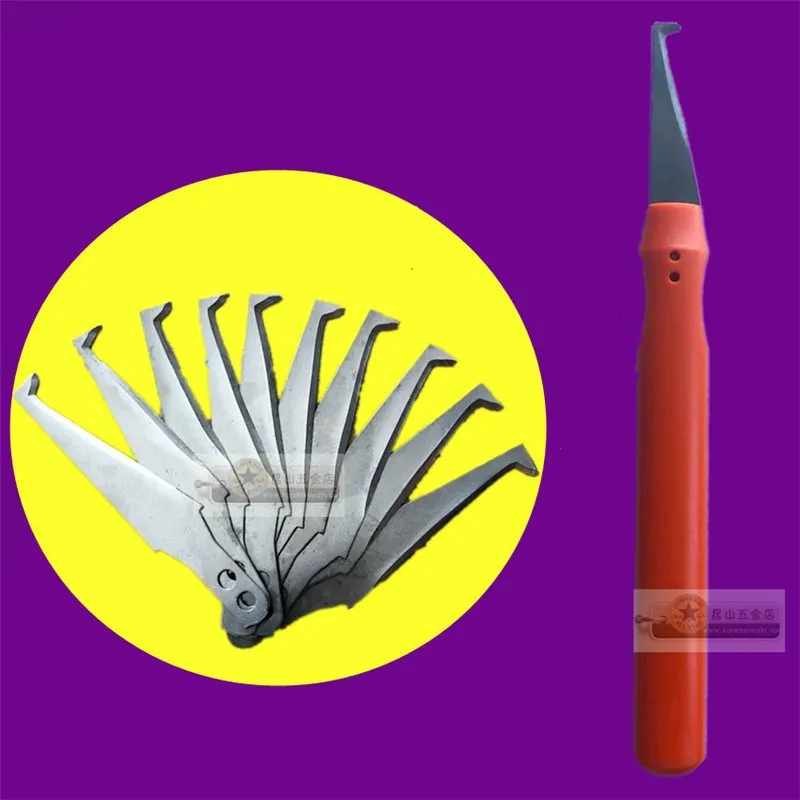 Imagem -04 - Plástico Burr Remoção Faca Flash Trimmer Plástico Pedaços Raspador Deburring Faca