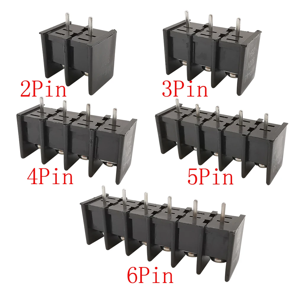 10Pcs/Lot KF45C 9.5mm 2-6Pin PCB Mount Screw Terminal Block Connector 9.5mm Pitch KF45C 2/3/4/5/6/Pin Barrier Straight Terminals