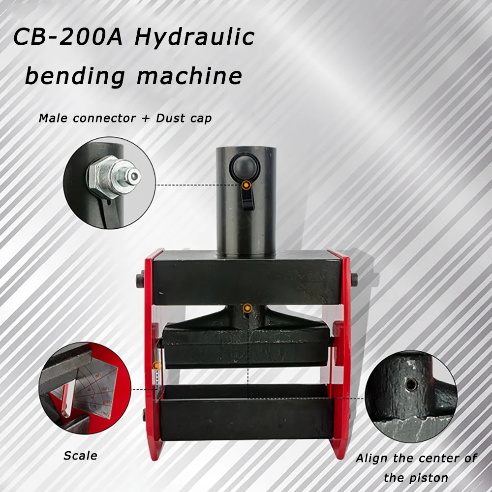 30T Hydraulic Copper Busbar Bending Machine Bender 3-12m Thickness Bus bar Bender CB-150D Bending Tool