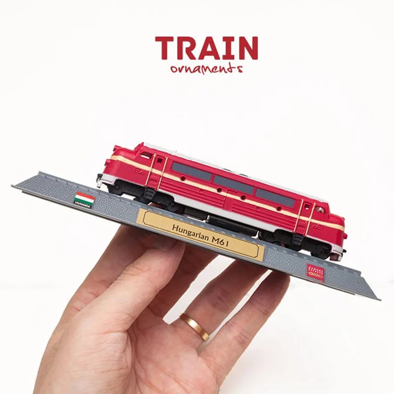 Diecast Retro European Steam Train Hungary Diesel Locomotive Model Adult Collection Static Display Boy Toy Gift