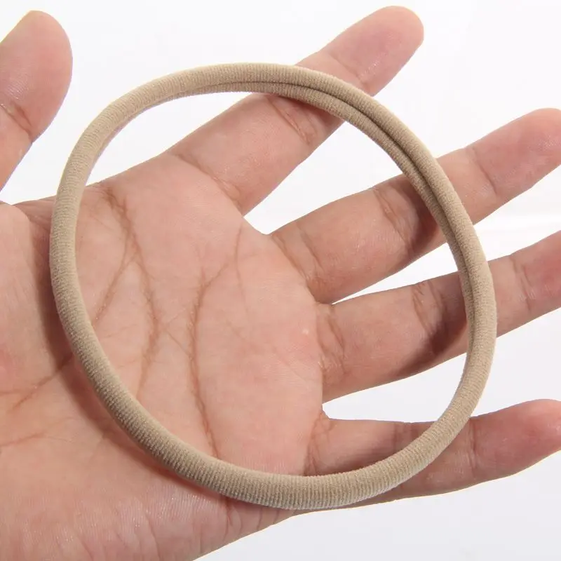 40 Stück/Set 10 cm Durchmesser Nylon-Stirnband Elastisches Haaraccessoire 32 cm Umfang Boutique-Haarband Dehnbarer Kopfwickel – Detail 3
