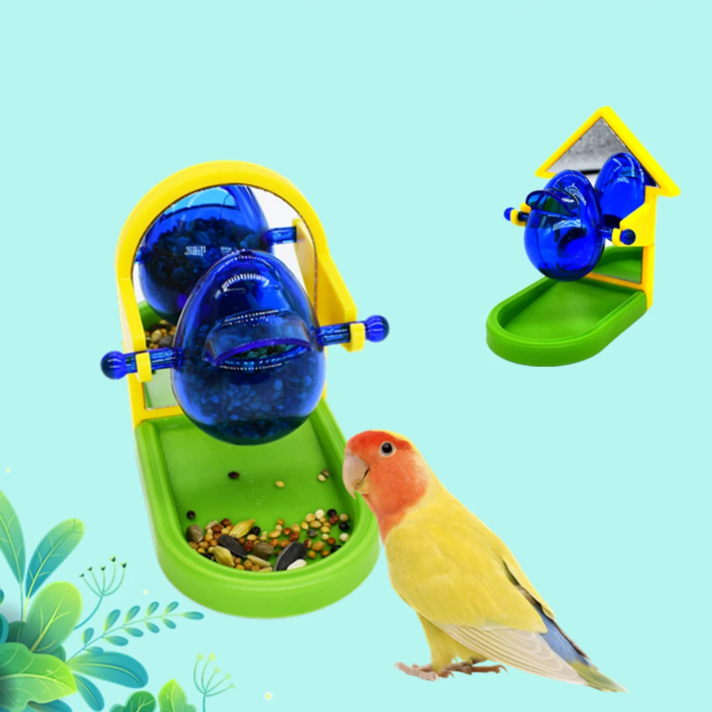 Bird Parrot Foraging Toy Dispenser Feeders Training for Parakeet Cockatiel