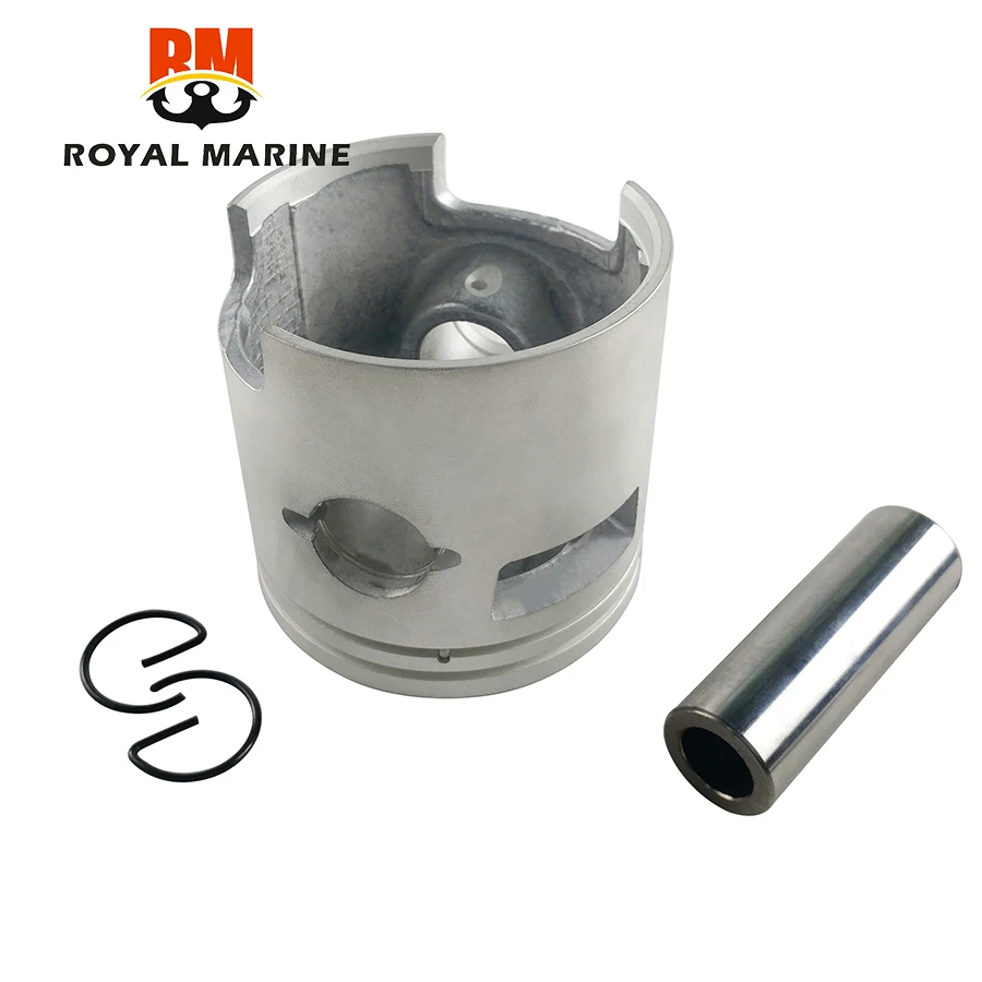 61N-11631 Piston and Piston Ring Set (Std) For Yamaha 2 stroke Outboard Motor 25HP 30HP 61N-11631-00/689-11631 61N-11631-00-95