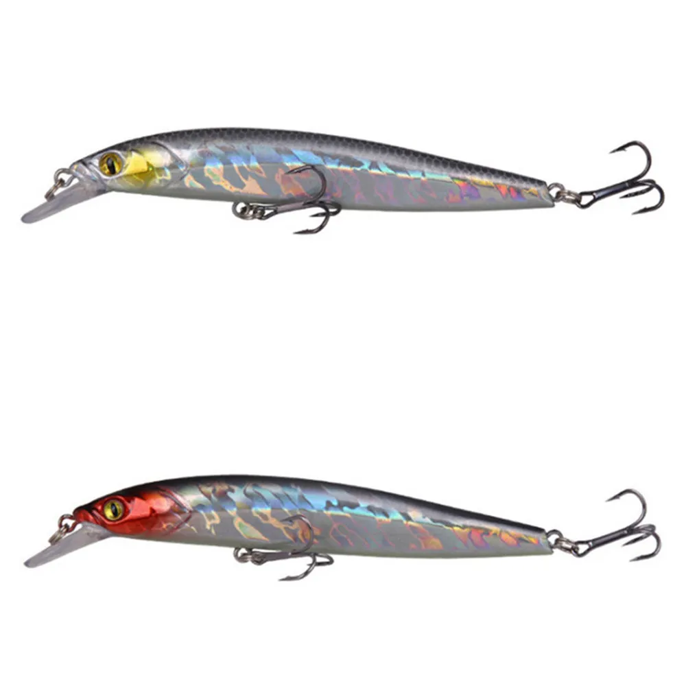Wobbler Minnow flotante 120mm con ojos 3D para bass