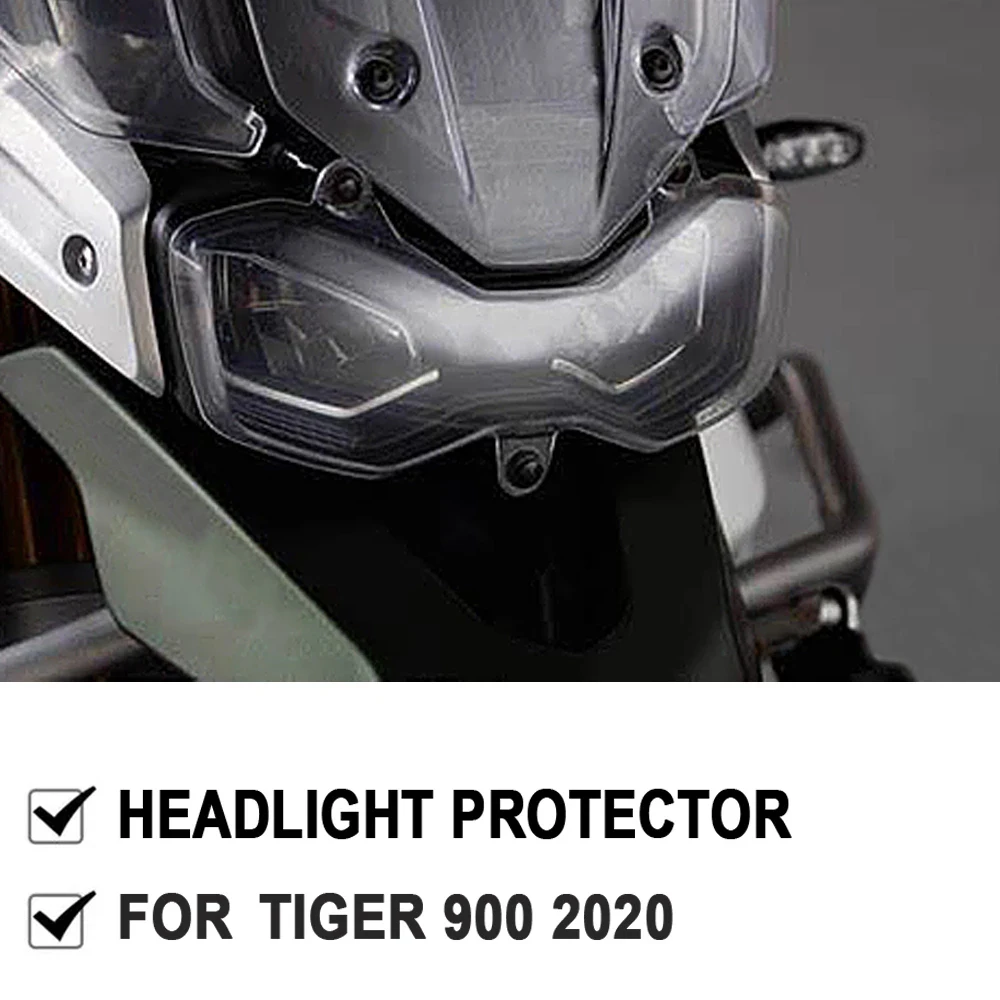 2020 NEW Motorcycle FOR Tiger 900 TIGER900 Acrylic Headlight Protector Light Cover Protective Guard