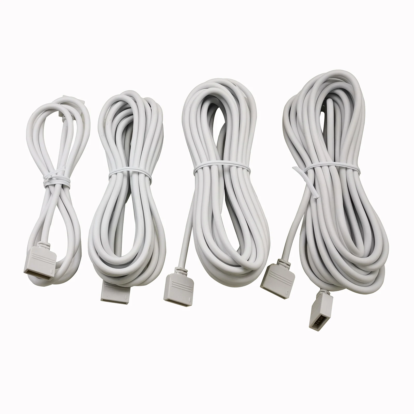 1M 2M 3M 5M 4Pin 5Pin 6Pin Led Connector Extension Cable Cord Wire 22AWG Met Gratis naalden Voor Rgb Rgbw Rgbcct Led Strip Licht