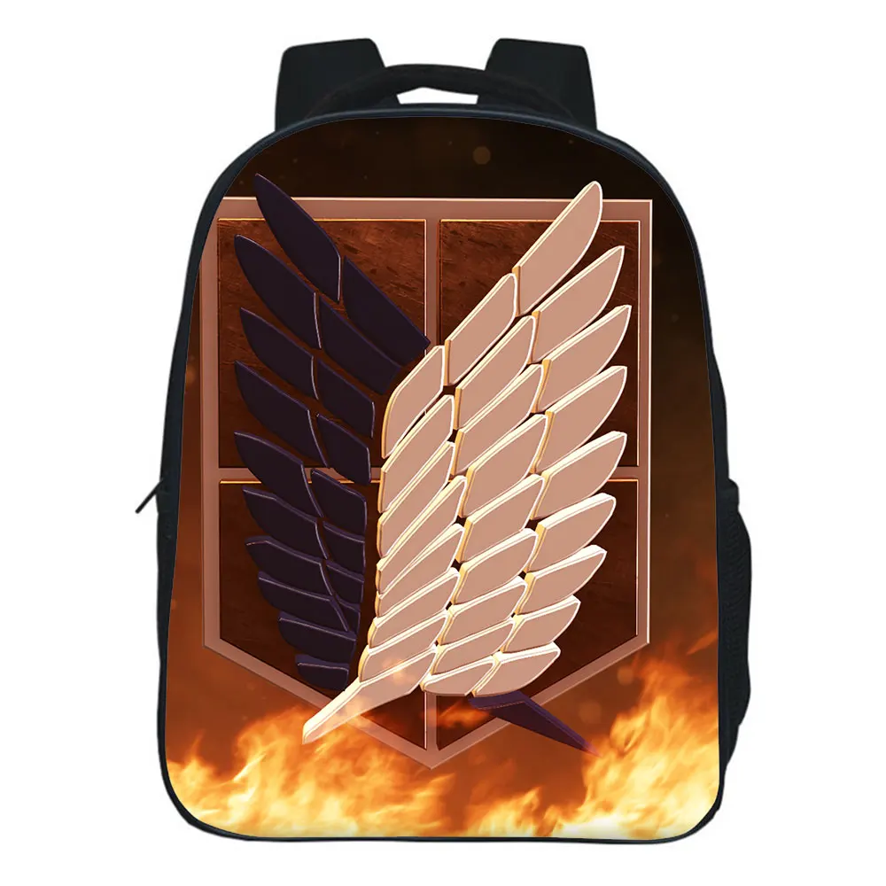 

Japanese Anime Attack on Titan Backpack School Bag Kindergarten Baby Kids Knapsack School Bag Children Mini Cartoon Bag Mochila