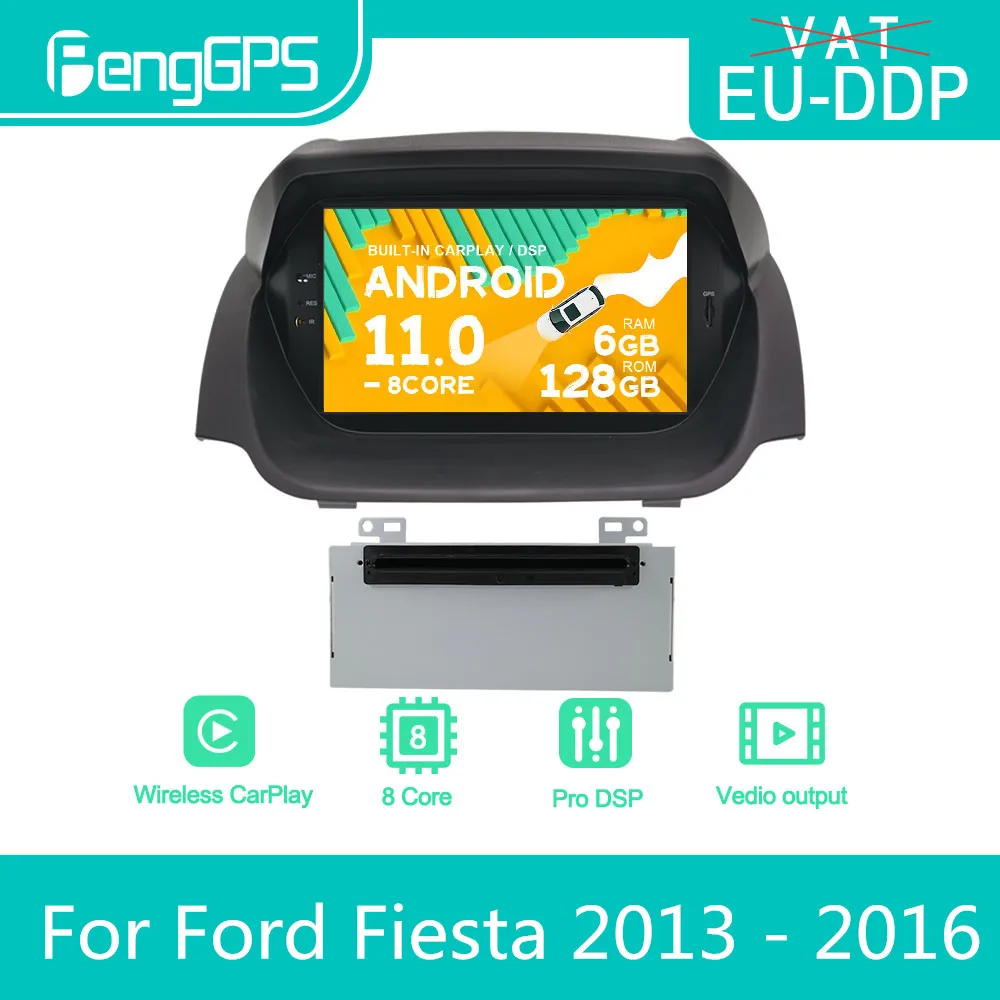 

Автомагнитола для Ford Fiesta MK7 2013-2016, Android, стерео, DVD, мультимедийный плеер, 2 Din, Авторадио, GPS, навигация, PX6, сенсорный экран