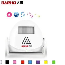 Darho 32 ริงโทน Hello ยินดีต้อนรับไร้สายอัจฉริยะออดอินฟราเรด Motion Sensor คําเตือนกระดิ่งประตูปลุก