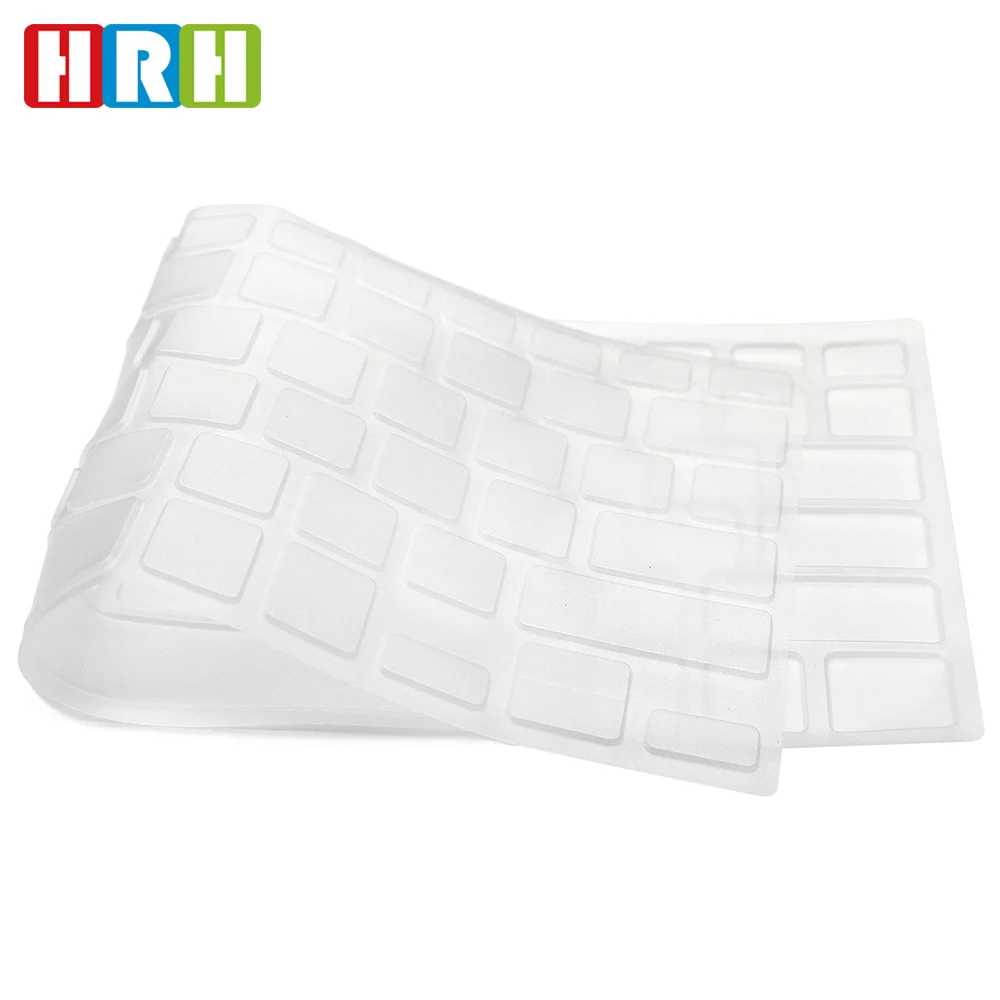 HRH 50pcs Waterproof Dust clear tpu keyboard cover laptop  skin for dell skin  14CR 15CR