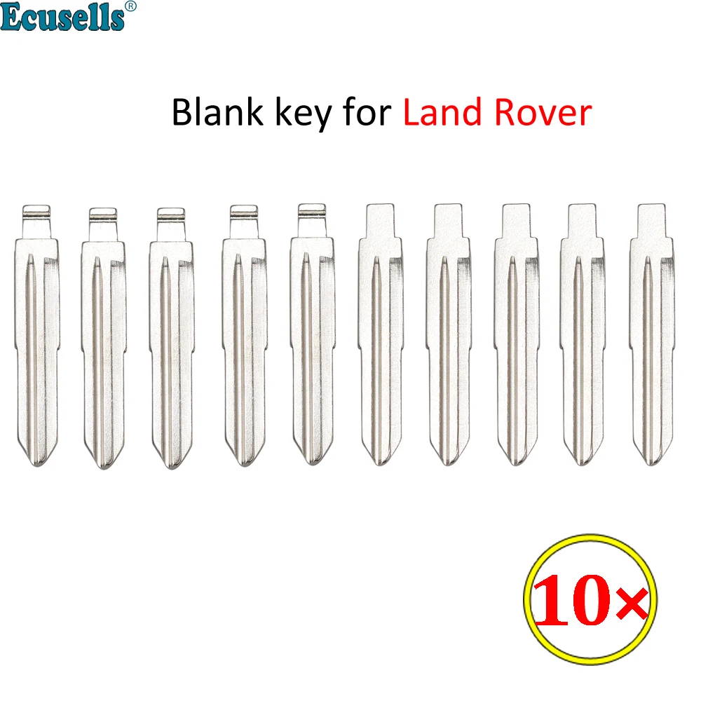 10Pcs/Lot Modified Flip Blank Key Blade RV4 NE38 Uncut for Land Rover Range Rove Freelander Defender Discovery