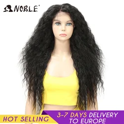 Noble cosplay 13x4 Lace Front Wig  ombre blonde Wig 30 Long wavy Wig Lace Front Wigs For Black Women Synthetic Lace Front Wig