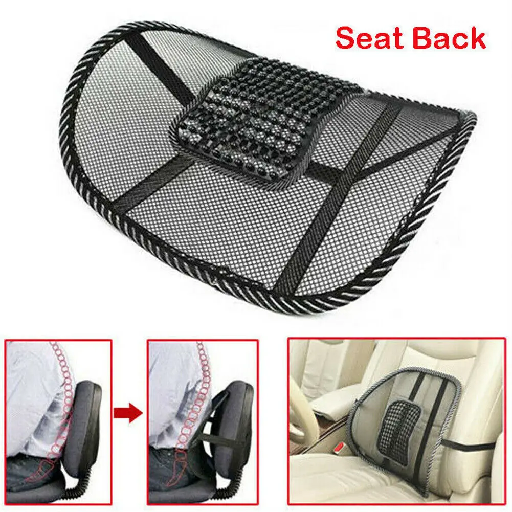 Lumbar Support Back Support Spine Posture Correction Cushion With Massage For Car Seat Office Chair